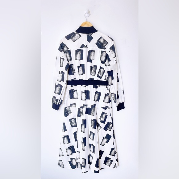 Women’s V-neck Long Sleeve Dress (Size 165/88A, US M) - Picture 2 of 4